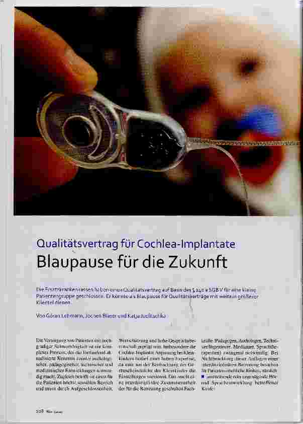 Vorschauseite 1: Blaupause für die Zukunft