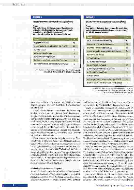 Vorschauseite 2: AGnES: Hausarztunterstützung durch qualifizierte Praxismitarbeiter