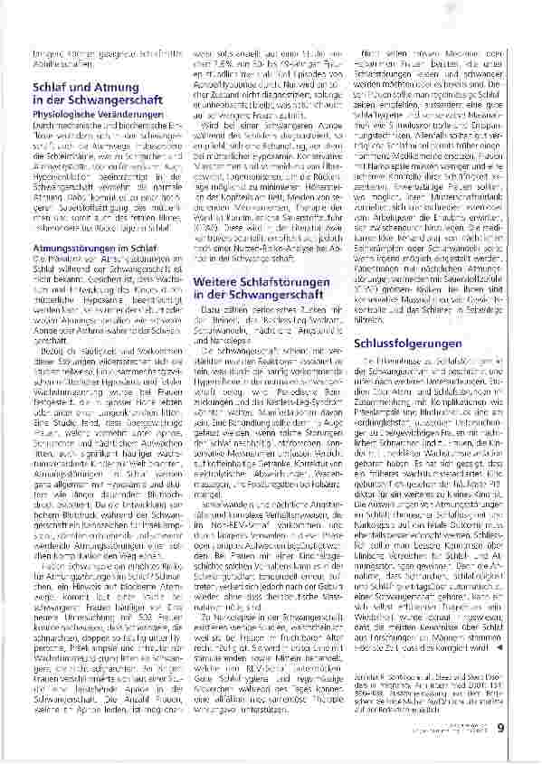 Vorschauseite 3: Schlafprobleme in der Schwangerschaft