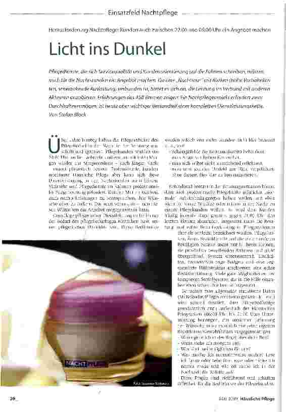 Vorschauseite 1: Licht ins Dunkel