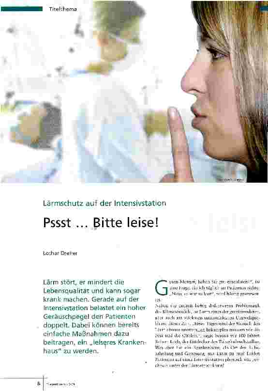 Vorschauseite 1: Pssst ... Bitte leise!