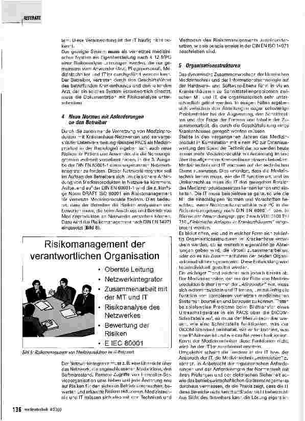 Vorschauseite 4: Medizintechnik und Informationstechnologie = MIT?