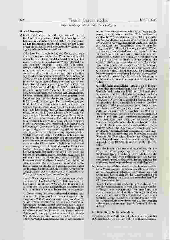 Vorschauseite 2: Leistungen der Sozialen Entschädigung bei Internierung in unmittelbarer Nähe eines Atomwaffentestgeländes