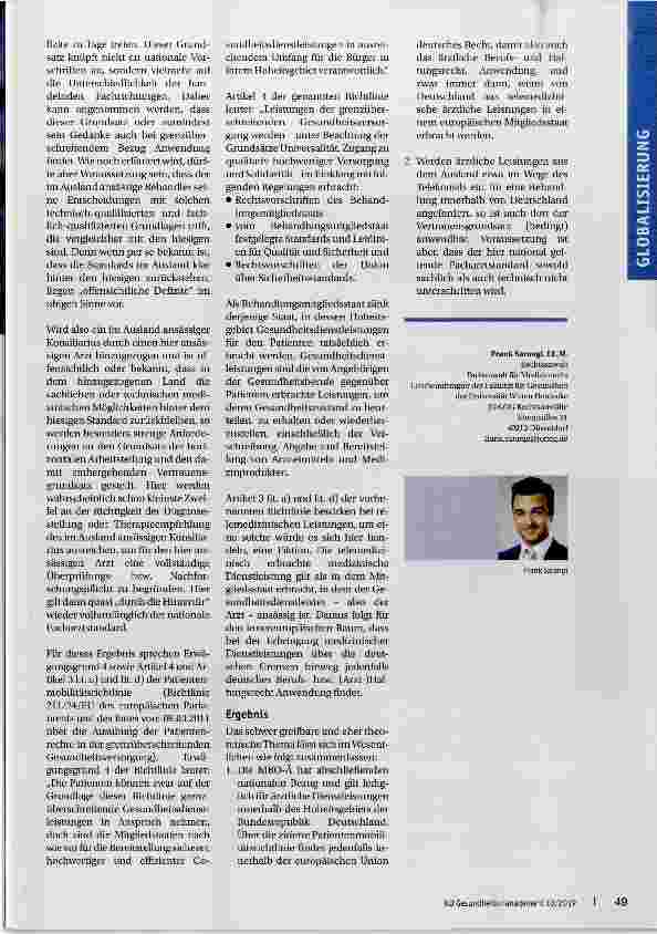 Vorschauseite 2: Diagnostik international