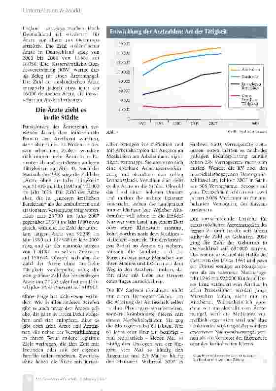 Vorschauseite 4: Der gefühlte Ärztemangel