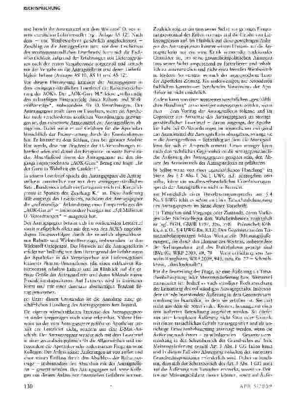 Vorschauseite 3: Abwertende Äußerung eines Apothekers