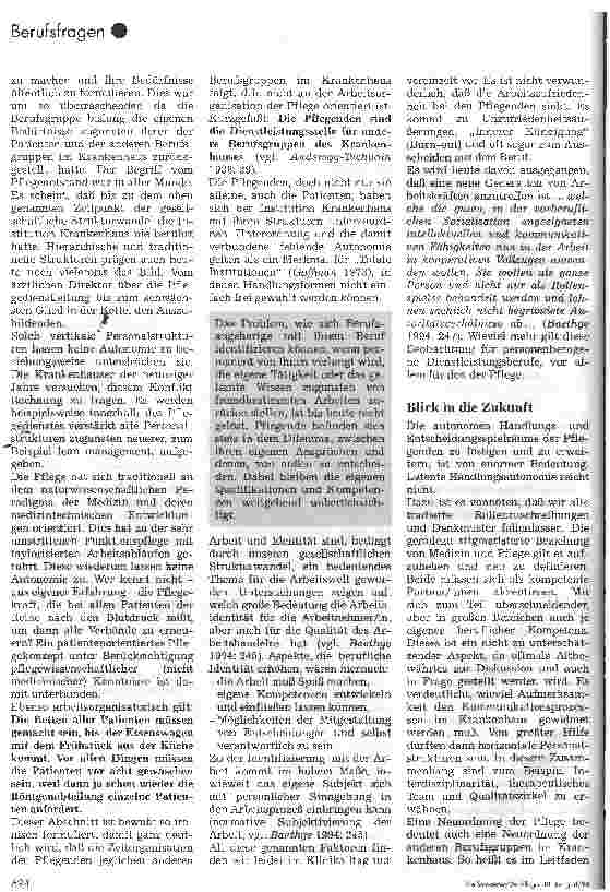 Vorschauseite 3: Wer trifft denn eigentlich die Entscheidung? Autonomie in der Pflege