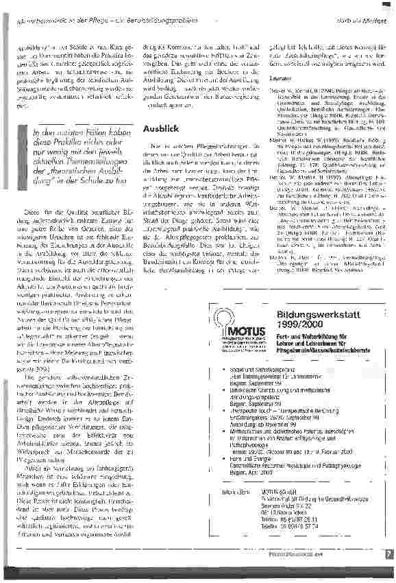 Vorschauseite 4: Menschewürde in der Pflege - ein Berufsbildungsproblem