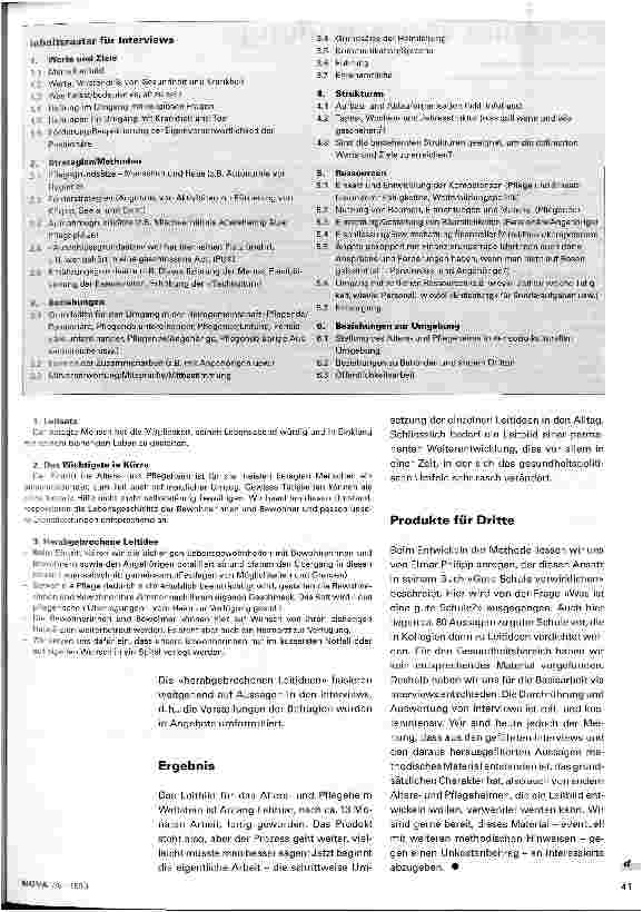 Vorschauseite 3: Die Geschichte eines Leitbildes Wegbeschreibung - Ergebnis - Produkte für Dritte