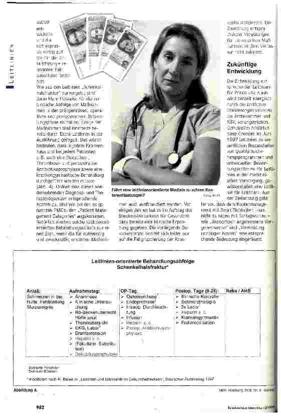 Vorschauseite 5: Wohin führen medizinische Leitlinien? Die unterschiedlichen Hoffnungen von Kostenträgern und Medizinern