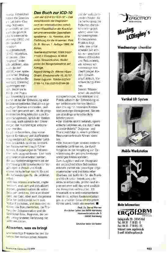 Vorschauseite 6: Wohin führen medizinische Leitlinien? Die unterschiedlichen Hoffnungen von Kostenträgern und Medizinern
