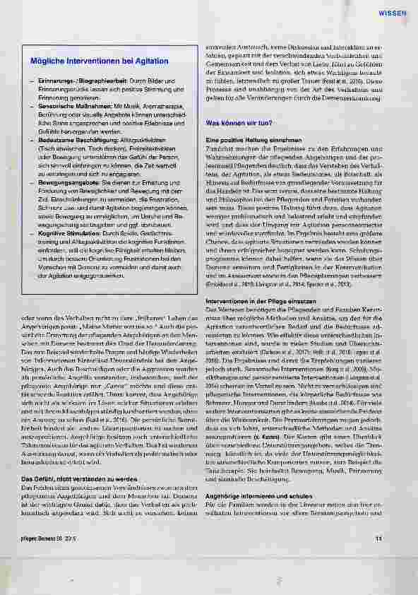 Vorschauseite 4: Agitation erleben und erklären