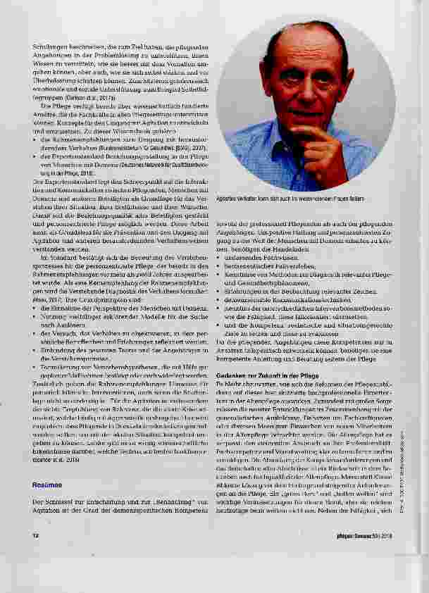 Vorschauseite 5: Agitation erleben und erklären