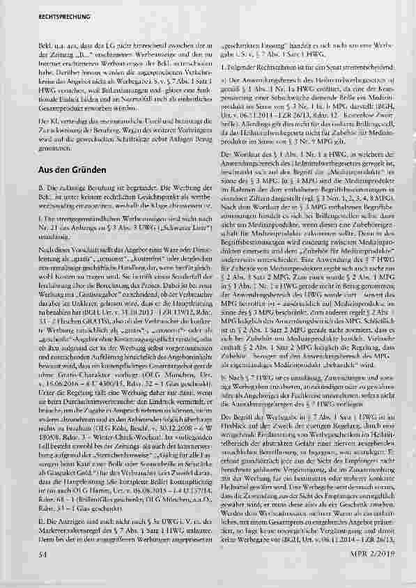 Vorschauseite 2: Fassung geschenkt