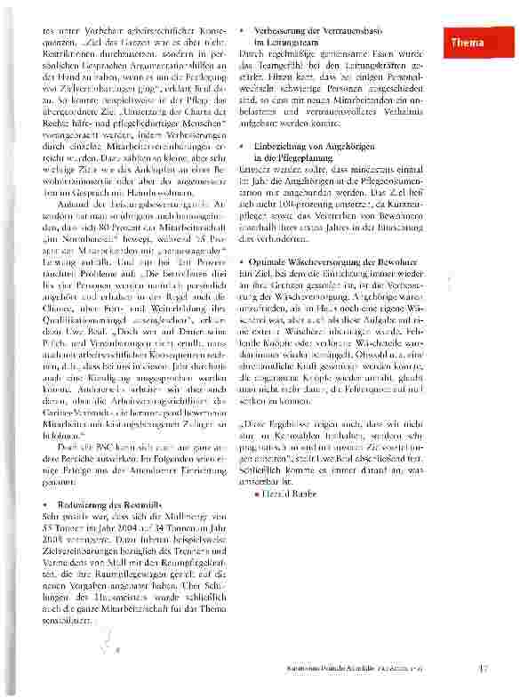 Vorschauseite 4: Wie eine Einrichtung von der BSC profitieren kann