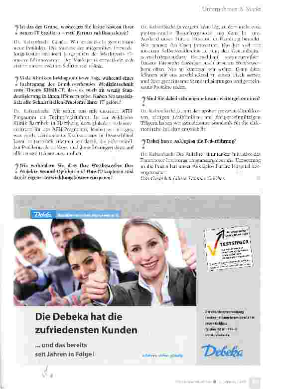 Vorschauseite 3: Die zweite Meinung kann aus 800 Kilometern Entfernung kommen