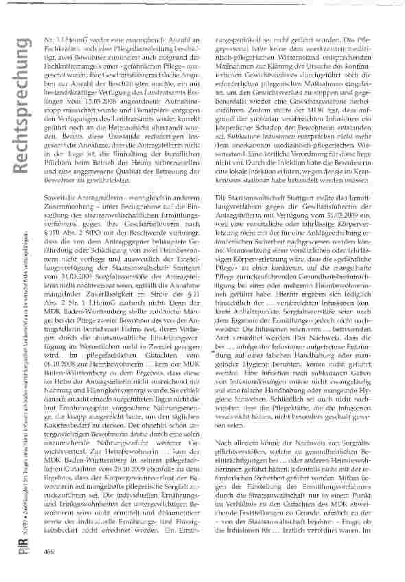 Vorschauseite 4: Zuverlässigkeit des Trägers eines Heims umfasst nach baden-württembergischem Landesrecht auch die wirtschaftliche Leistungsfähigkeit