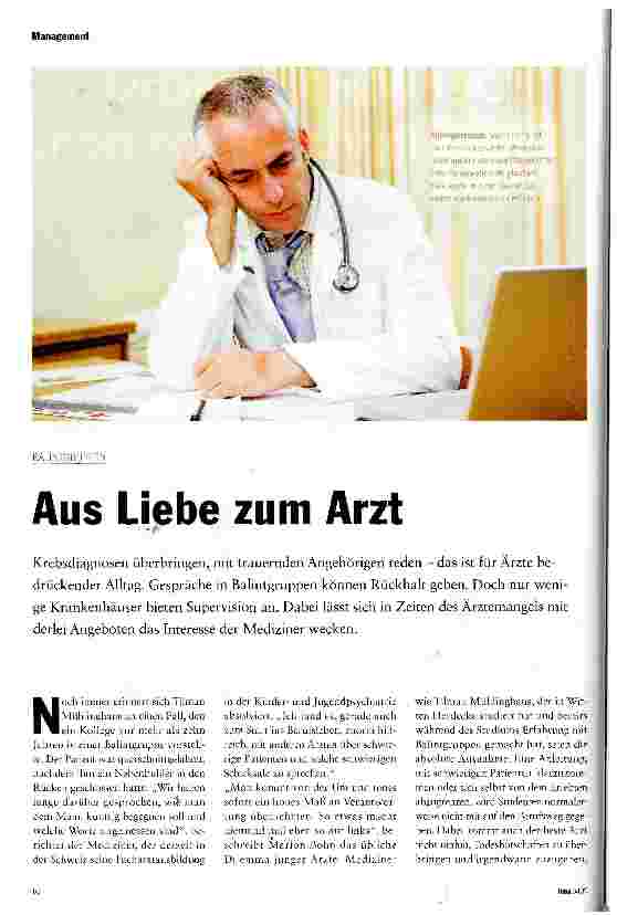 Vorschauseite 1: Aus Liebe zum Arzt