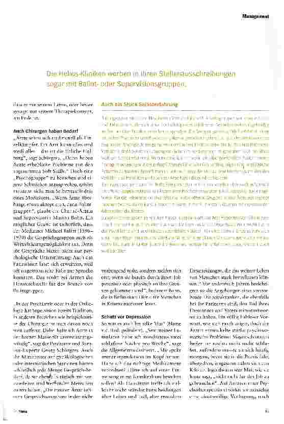 Vorschauseite 2: Aus Liebe zum Arzt
