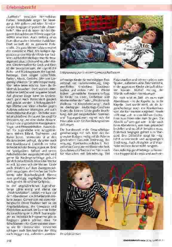 Vorschauseite 2: Die erste Gesundheitsjugendherberge