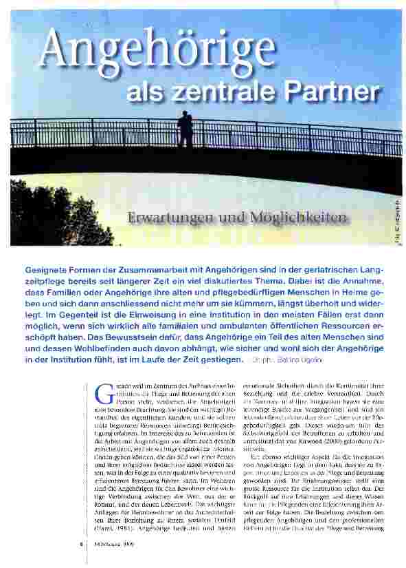 Vorschauseite 1: Erwartungen und Möglichkeiten
