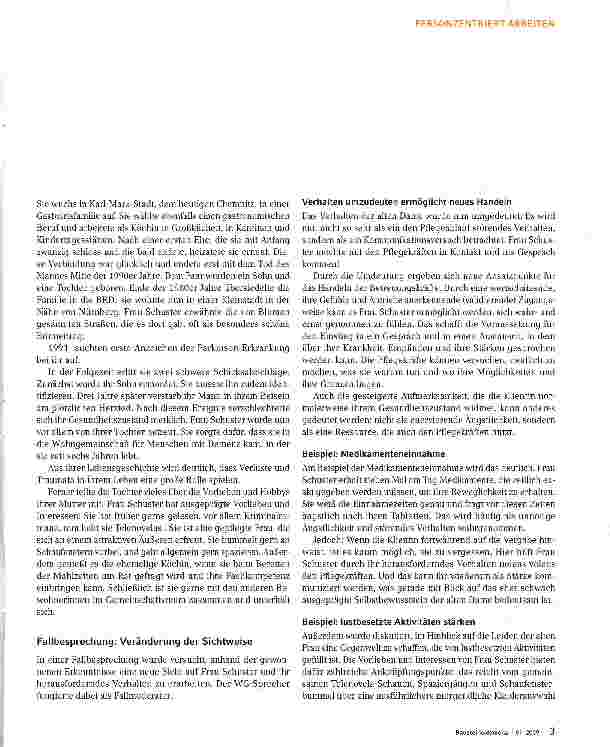 Vorschauseite 2: In Kontakt mit Frau Schuster