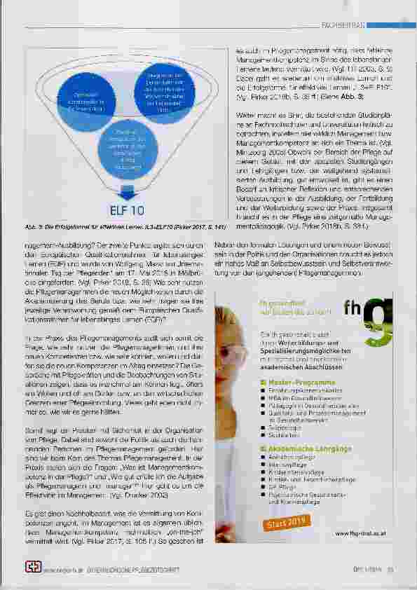 Vorschauseite 3: Wie viel Managementkompetenz braucht die Pflege?