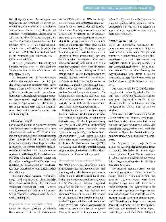Vorschauseite 4: Herkömmliche und moderne Spontanatmungs-verfahren in der Respiratortherapie