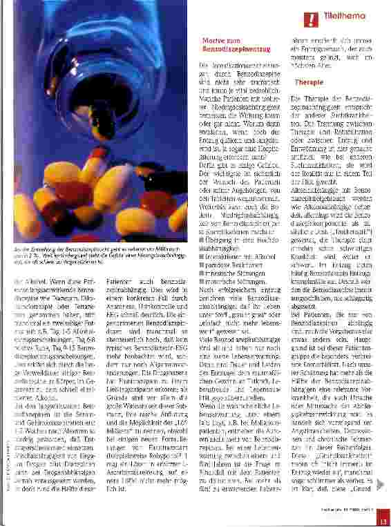 Vorschauseite 2: Abhängigkeit von Benzodiazepinen