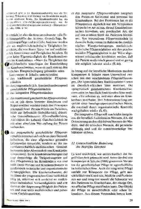 Vorschauseite 3: Die Bedeutung des Begriffes Ganzheitlichkeit der Pflege bei verschiedenen Autoren