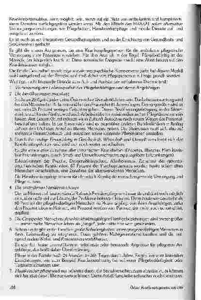 Vorschauseite 2: Krankenpflege - Wohin? Aus der Sicht der Hauskrankenpflege