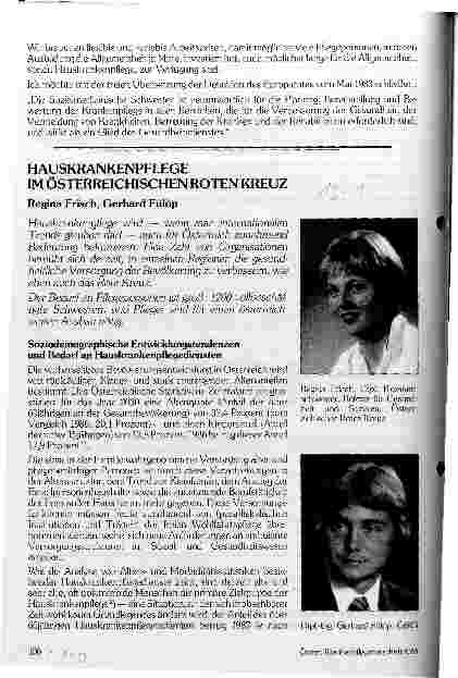 Vorschauseite 4: Krankenpflege - Wohin? Aus der Sicht der Hauskrankenpflege