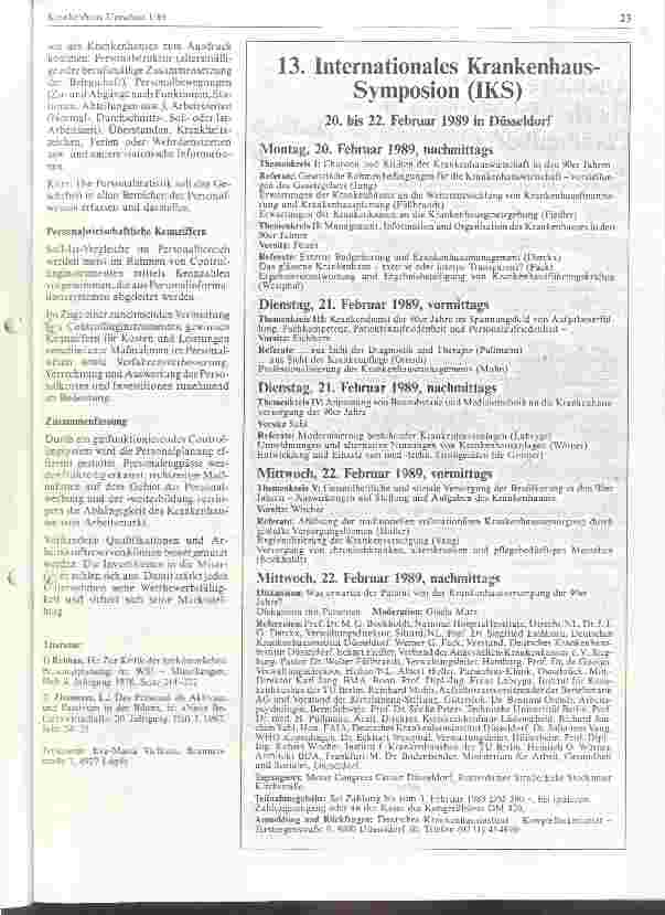 Vorschauseite 3: Personalcontrolling im Krankenhauswarum?