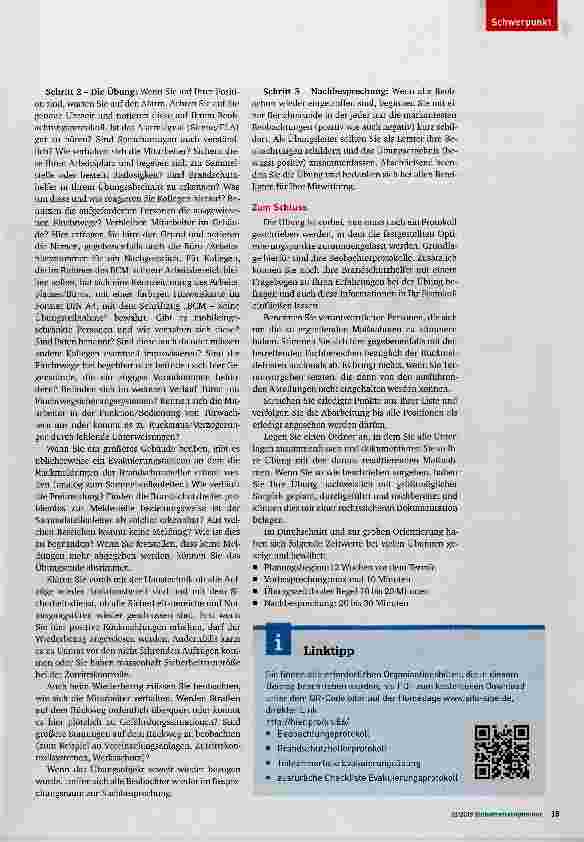 Vorschauseite 4: Gute Evakuierungsübungen in der Praxis