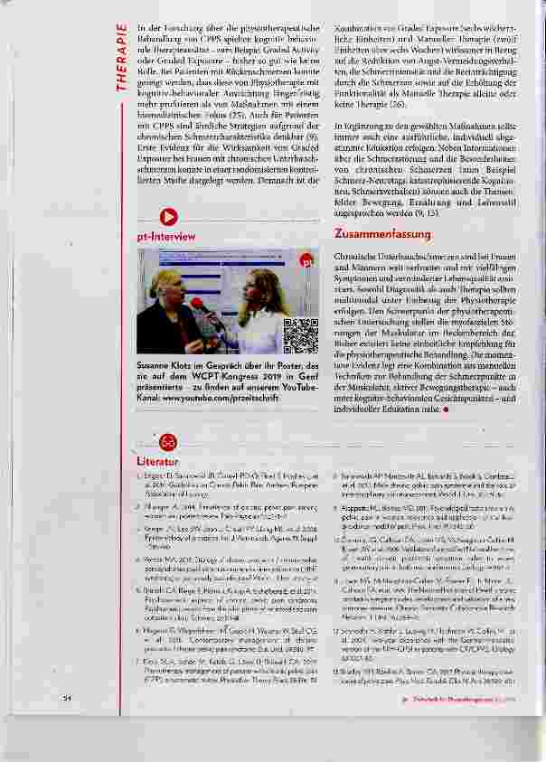 Vorschauseite 3: Evidenzbasierte Physiotherapie bei Chronic Pelvic Pain Syndrome