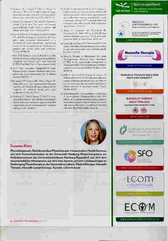 Vorschauseite 4: Evidenzbasierte Physiotherapie bei Chronic Pelvic Pain Syndrome