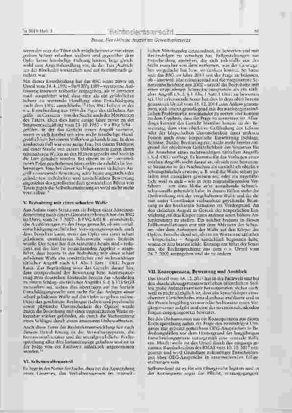 Vorschauseite 3: Der tätliche Angriff im Gewaltopferrecnt