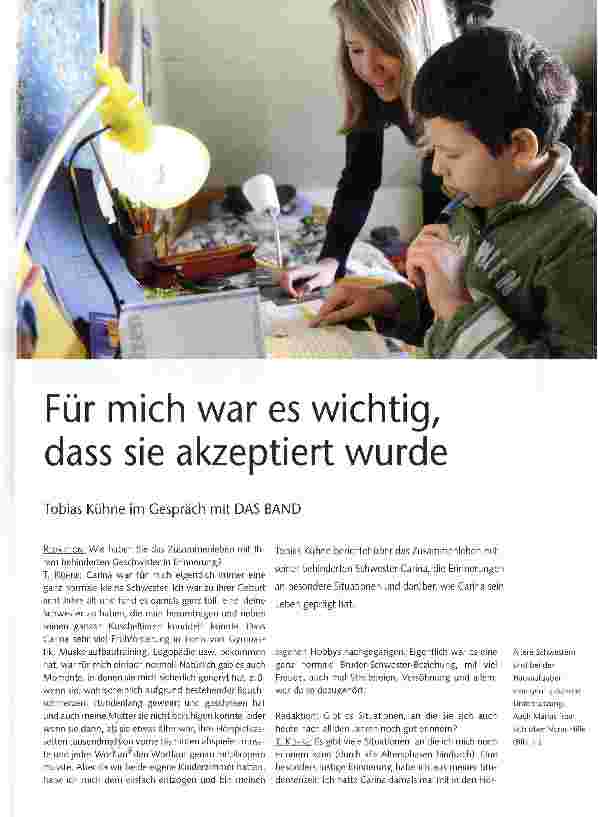 Vorschauseite 1: Für mich war es wichtig, dass sie akzeptiert wurde