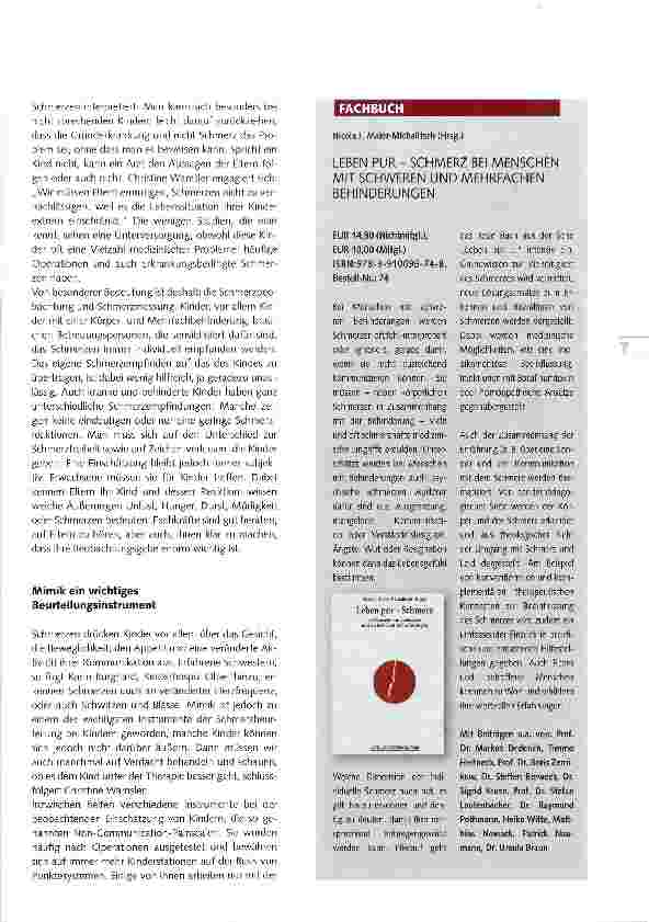 Vorschauseite 2: Und Schmerz gehört nicht einfach dazu