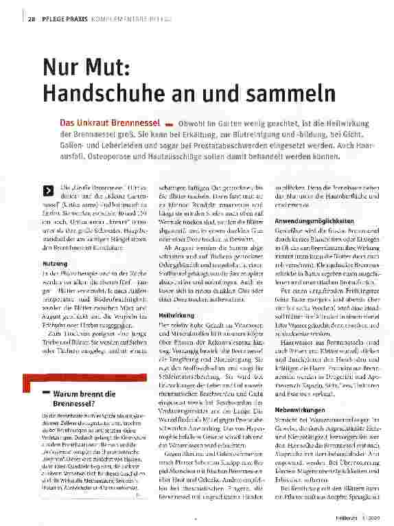 Vorschauseite 1: Nur Mut: Handschuhe an und sammeln