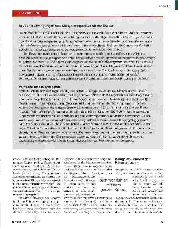 Vorschauseite 2: Klänge für Körper und Seele