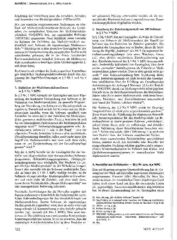 Vorschauseite 2: Die 4. MPG-Novelle— Änderungen und praktische Auswirkungen —