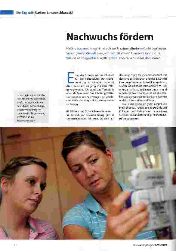 Vorschauseite 1: Nachwuchs fördern