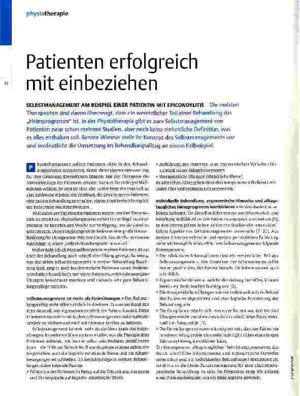 Vorschauseite 1: Patienten erfolgreich mit einbeziehen