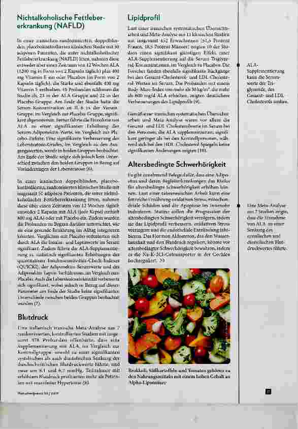 Vorschauseite 2: Update Alpha-Liponsäure