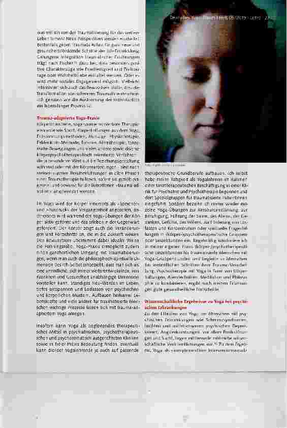 Vorschauseite 4: Die Bedeutung des Körpers in der Traumatherapie - Ganzheitliche Möglichkeiten von Yoga