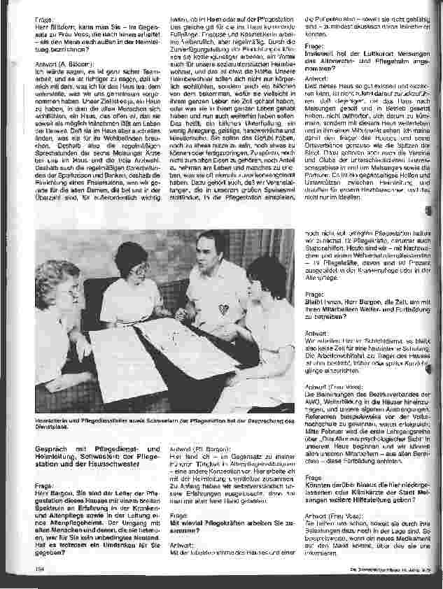 Vorschauseite 5: Aufgaben und Engagement von Schwestern und Pflegern in Altenund Pflegeheimen