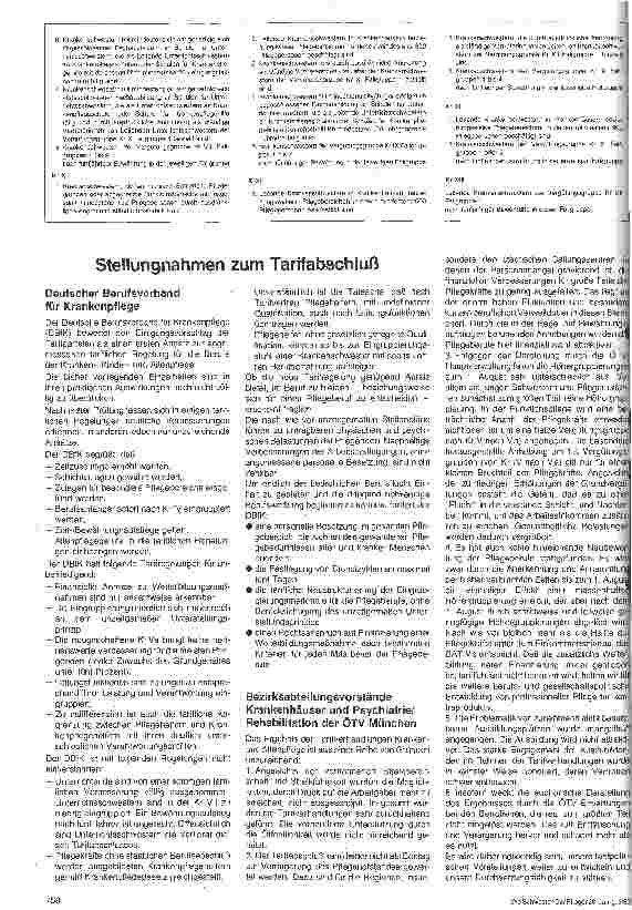Vorschauseite 3: Die neuen Tarife Aber der Pflegenotstand besteht weiter