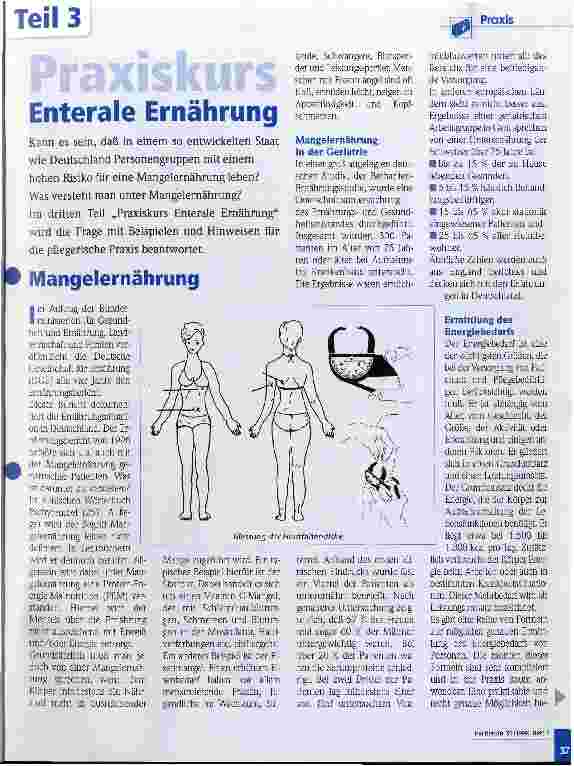 Vorschauseite 1: Praxiskurs Enterale Ernährung Teil 3
