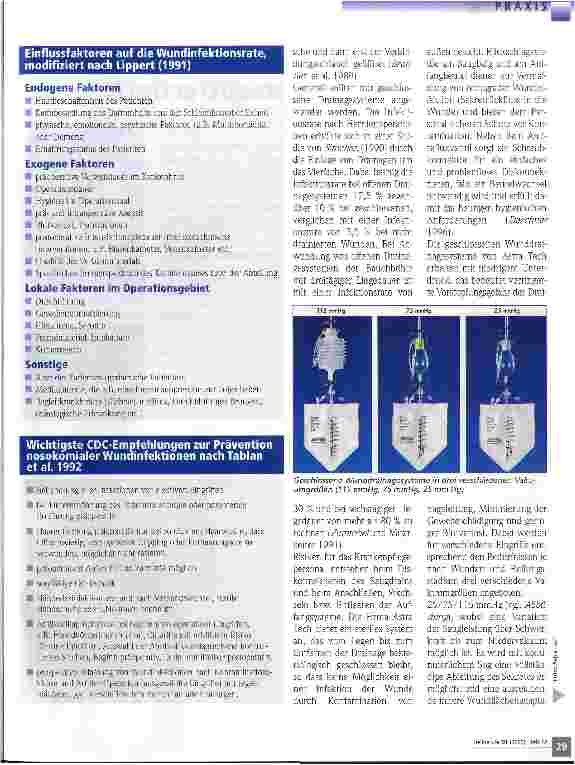 Vorschauseite 2: Prävention von Wundinfektionen Perioperative Therapieprobleme
